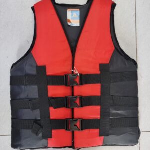 Áo phao cứu sinh hàng xuất khẩu màu đỏ đen