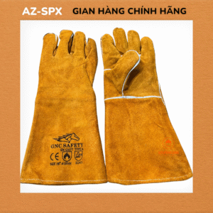 GĂNG TAY DA HÀN GNC 2 LỚP CHỊU NHIỆT, CHỐNG CHÁY