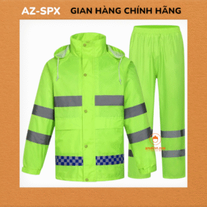 BỘ QUẦN ÁO MƯA PHẢN QUANG 2 LỚP CAO CẤP NHẬP KHẨU