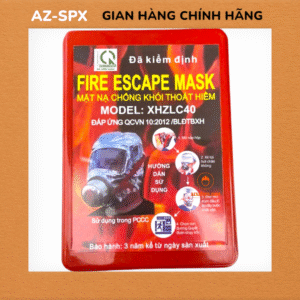 MẶT NẠ CHỐNG KHÓI THOÁT HIỂM PCCC XHZLC 40 CÓ TEM KIỂM ĐỊNH