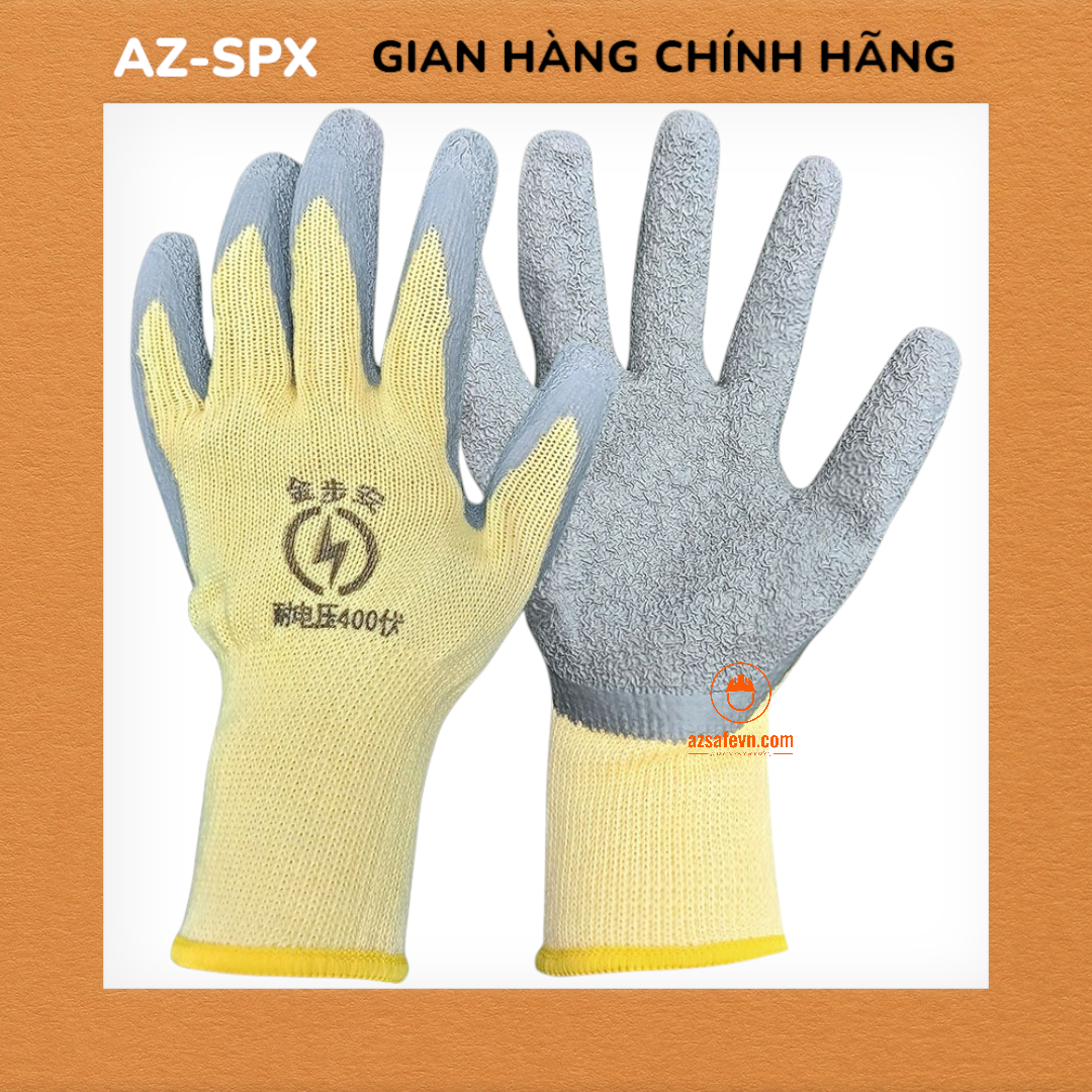 Găng tay cách điện Jinbuan 400V vàng-AZ