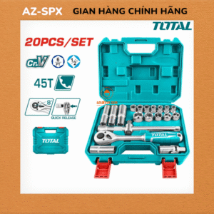 BỘ KHẨU TOTAL 1/2" 20 CHI TIẾT THT121201