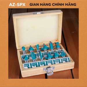 BỘ MŨI PHAY 12 CHI TIẾT CỐT 8mm Total TACSR2121