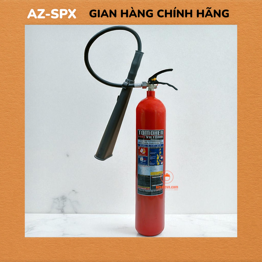 BÌNH CHỮA CHÁY XÁCH TAY CO2 5kg TOMOKEN