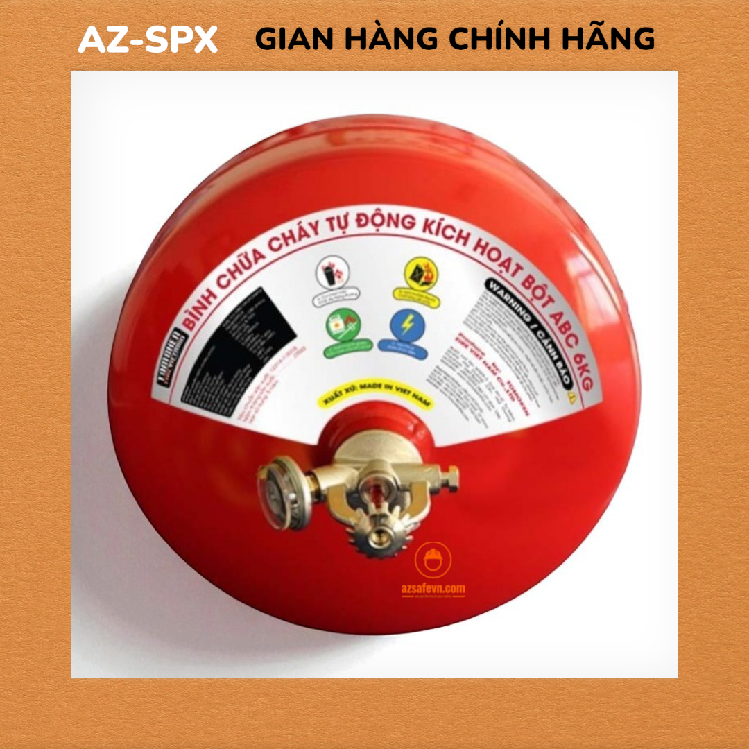 BÌNH CHỮA CHÁY TỰ ĐỘNG BỘT ABC 6kg TOMOKEN DẠNG TREO