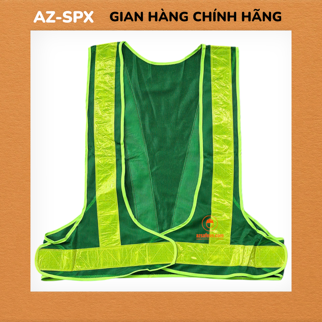 ÁO PHẢN QUANG LƯỚI MÀU XANH LÁ