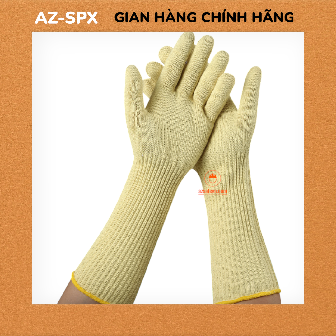 GĂNG TAY ARAMID DÀY DẶN CHỊU NHIỆT 500℃
