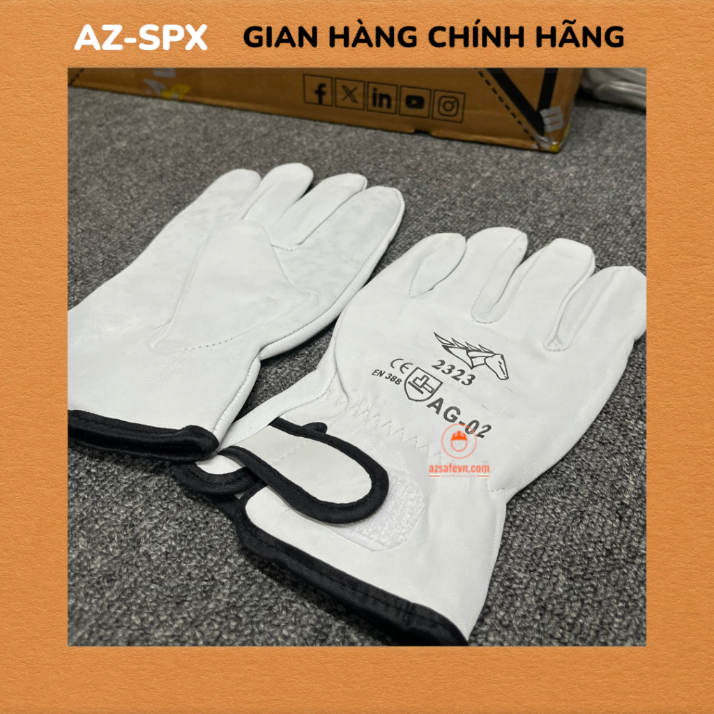 Găng tay da hàn TIG 2323