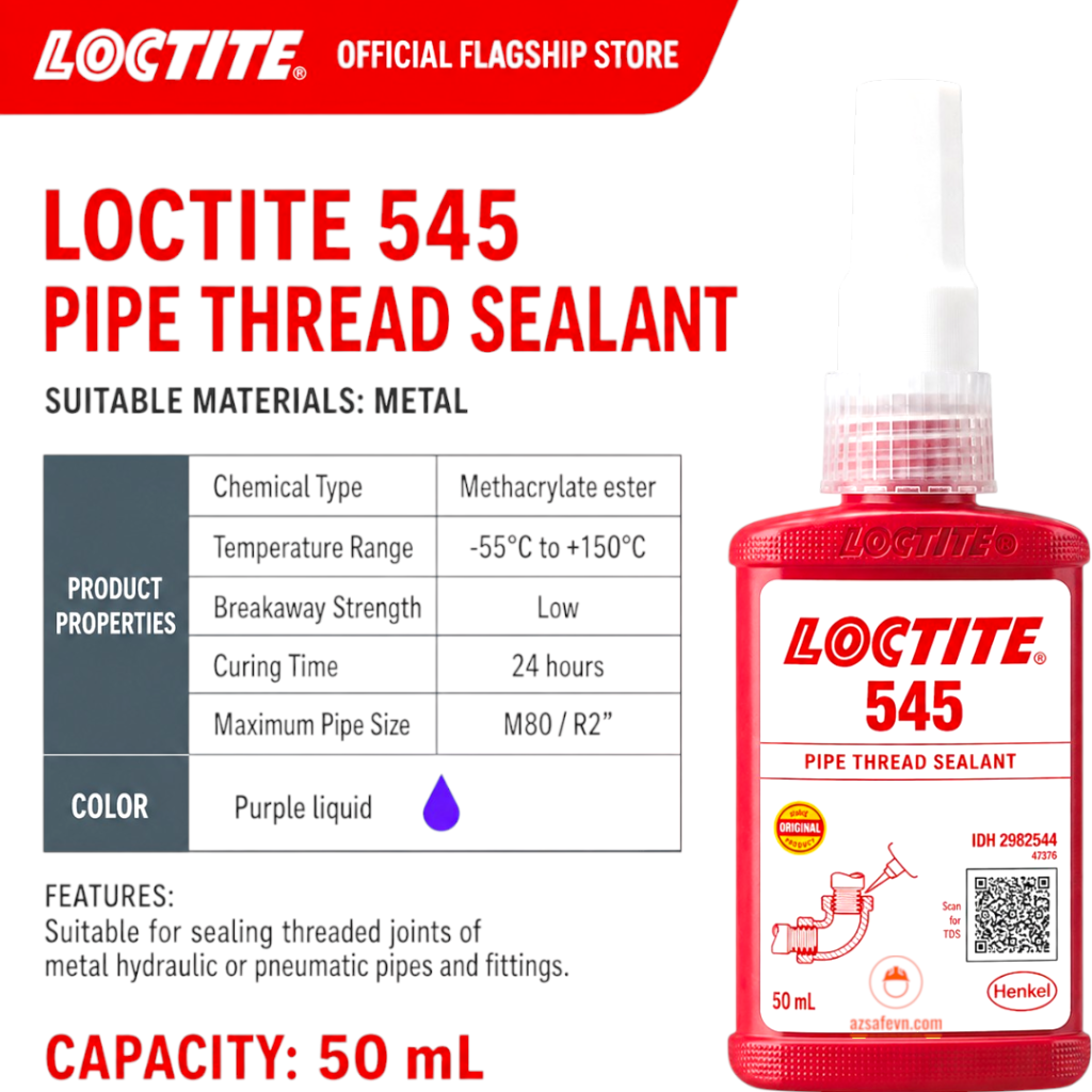 KEO LÀM KÍN REN LOCTITE 545